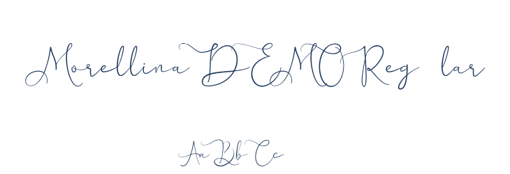 Morellina DEMO Regular Font Preview