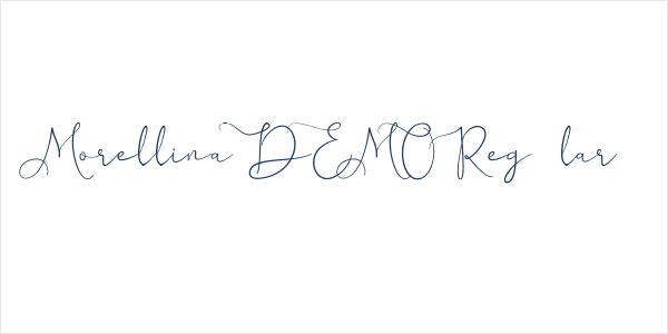 Morellina DEMO Regular Logo
