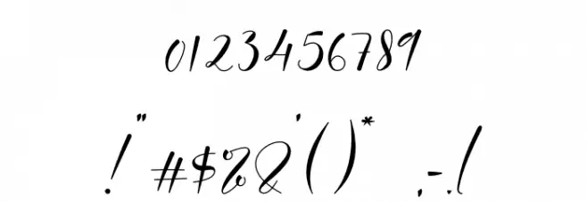 Morelove Font OTHER CHARS