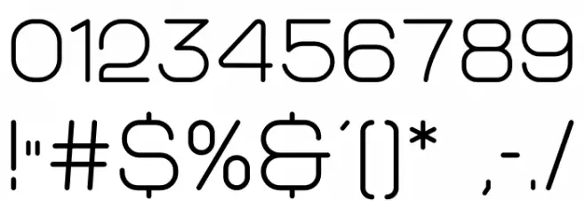 Morena Bold Font OTHER CHARS