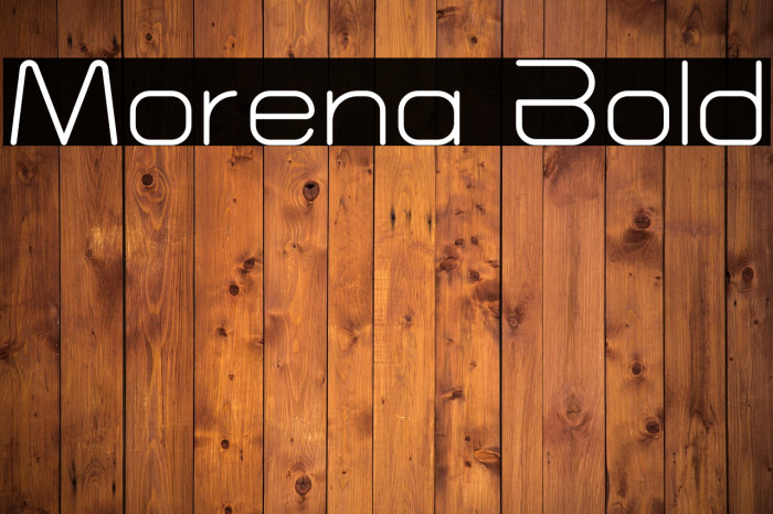 Morena Bold Example 1