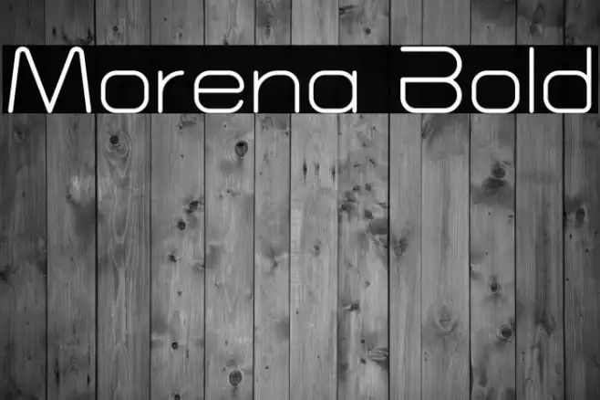 Morena Bold Example 1
