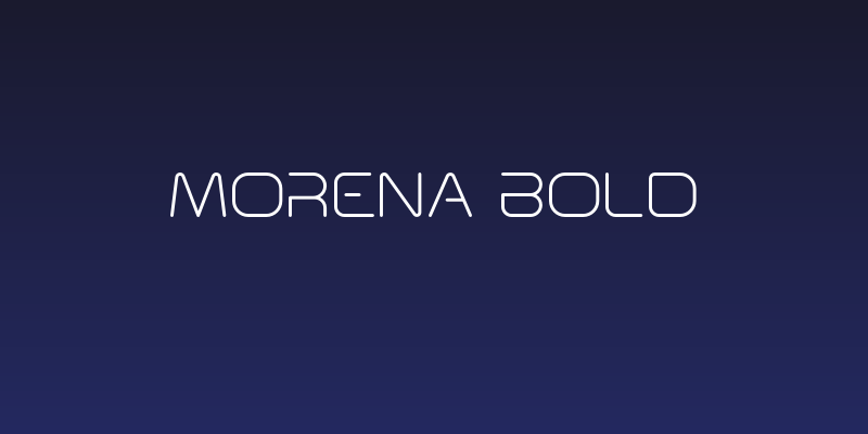 Morena Bold Social Header