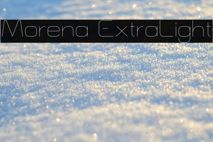 Morena ExtraLight Example 2