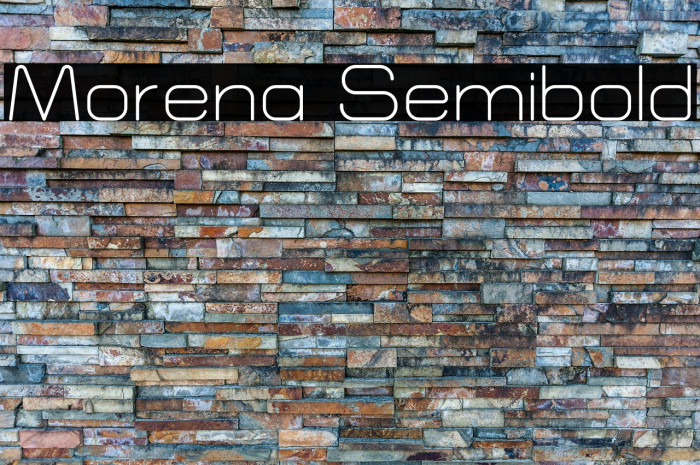 Morena Semibold Example 1