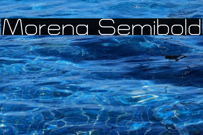 Morena Semibold Example 2