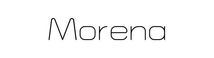 Morena  font caratteri gratis