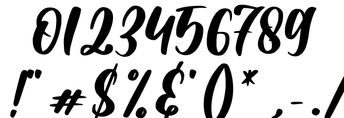 Moresta Font OTHER CHARS