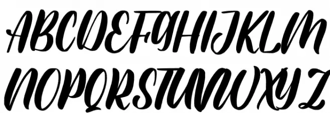 Moresta Schriftart Groß