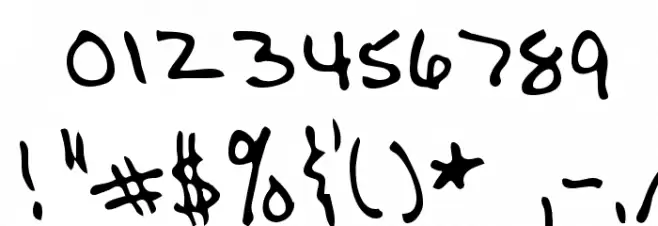 Morgan Regular Font OTHER CHARS