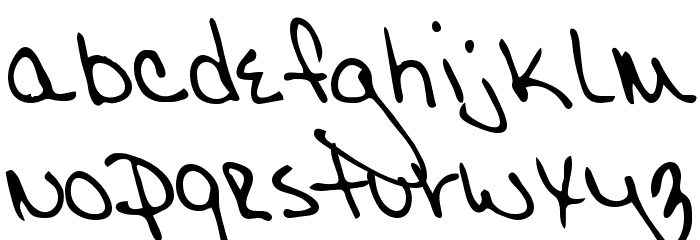 Morgan Regular Font LOWERCASE