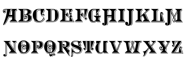 Morgan TwentyNine Font LOWERCASE