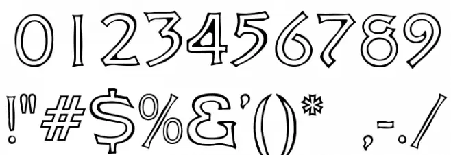 MorganOpti-SeventyFour Font Alte caractere