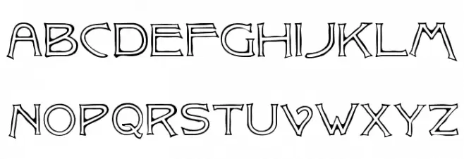 MorganOpti-SeventyFour Font Litere mari