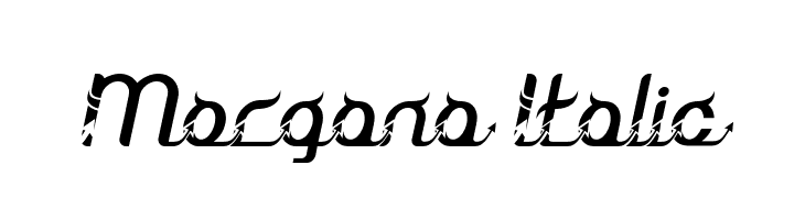 Morgana Italic  नि: शुल्क फ़ॉन्ट्स डाउनलोड