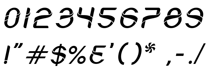 Morgana Italic Font OTHER CHARS