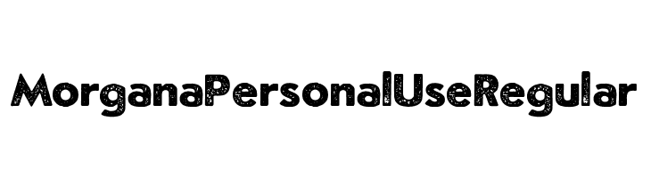 Morgana Personal Use Regular  フリーフォントのダウンロード