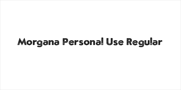 Morgana Personal Use Regular Logo