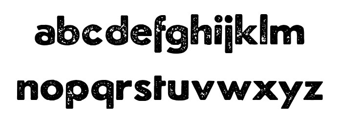 Morgana Personal Use Regular Schriftart Kleinbuchstaben