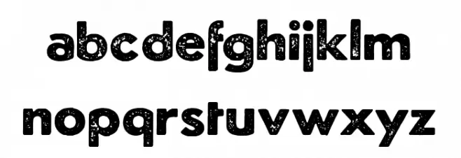 Morgana Personal Use Regular Schriftart Kleinbuchstaben