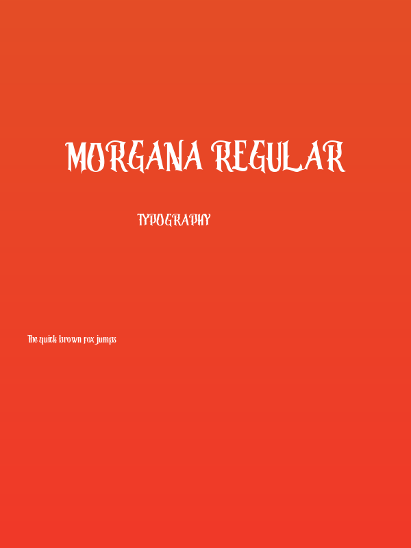 Morgana Regular Poster