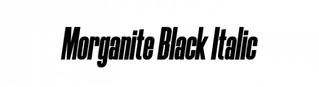 Morganite Black Italic  baixar fontes gratis