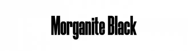 Morganite Black  Frei Schriftart Herunterladen