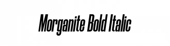 Morganite Bold Italic  Frei Schriftart Herunterladen