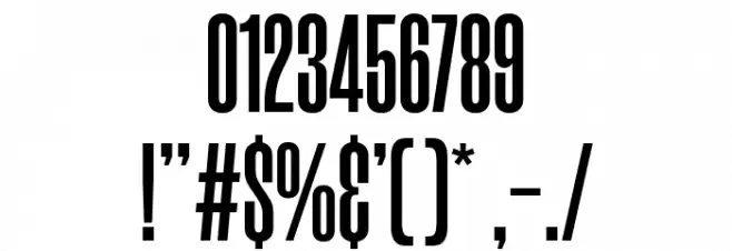 Morganite Bold Font OTHER CHARS
