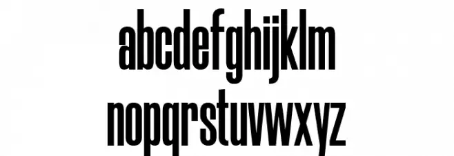 Morganite Bold Font LOWERCASE