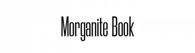 Morganite Book  フリーフォントのダウンロード