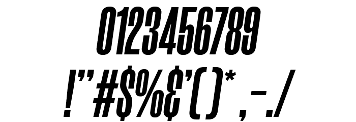 Morganite ExtraBold Italic Font OTHER CHARS