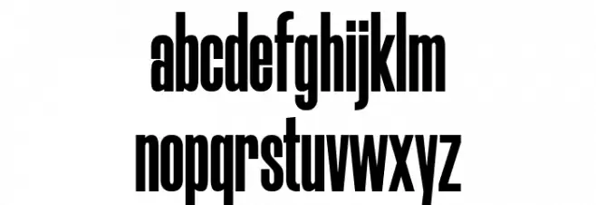 Morganite ExtraBold フォント 小文字