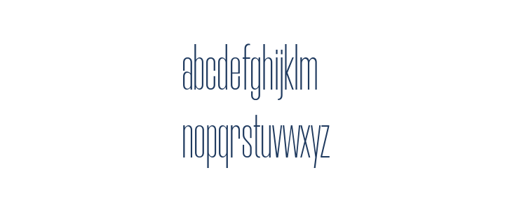 Morganite ExtraLight Lowercase