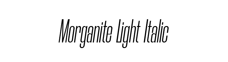 Morganite Light Italic  Frei Schriftart Herunterladen