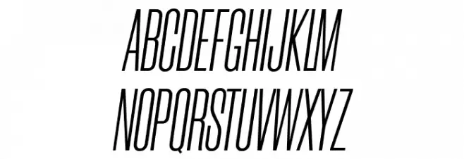 Morganite Light Italic Fonte MAIÚSCULAS