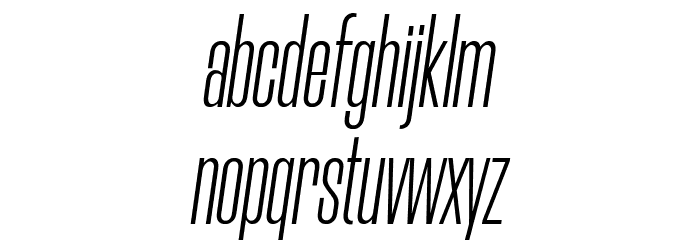 Morganite Light Italic Font LOWERCASE
