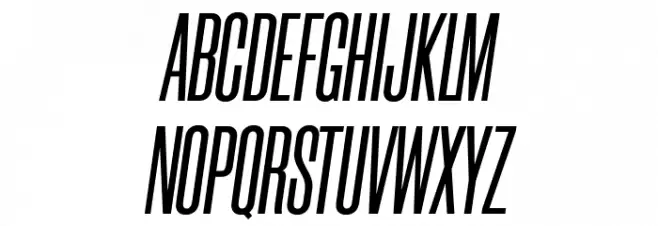 Morganite Medium Italic フォント 大文字