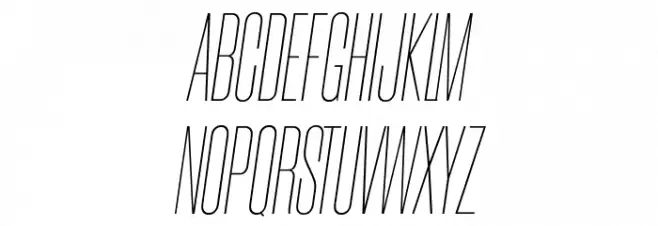 Morganite Thin Italic Шрифта ВЕРХНИЙ