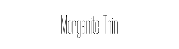 Morganite Thin  Frei Schriftart Herunterladen