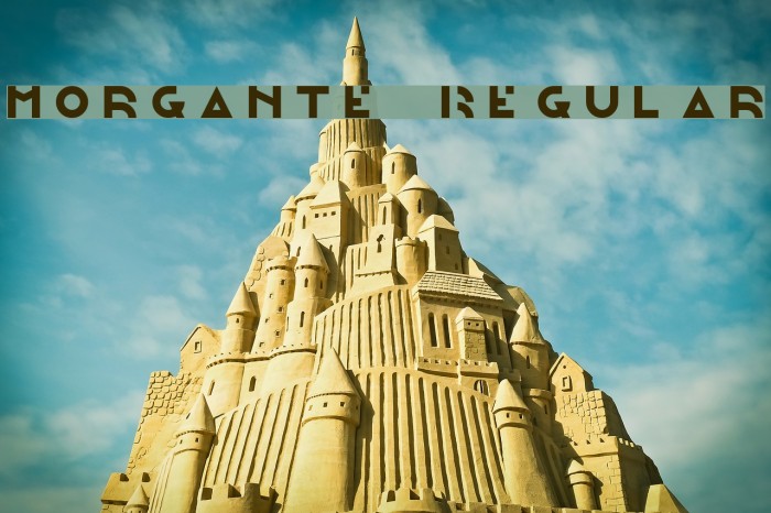 Morgante Regular Font examples