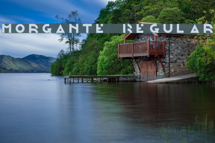 Morgante Regular Font examples