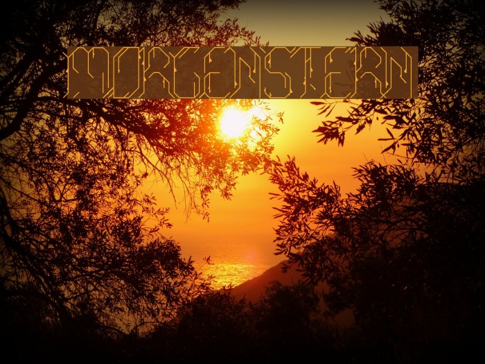 Morgenstern Font examples