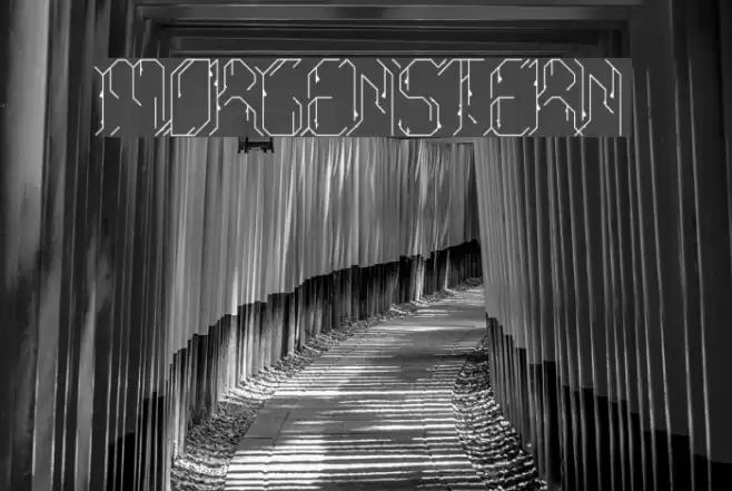 Morgenstern Font examples