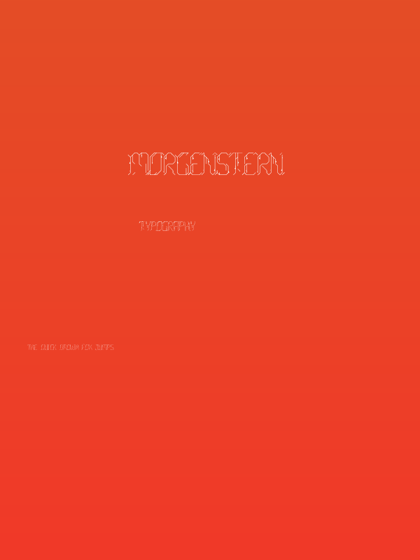 Morgenstern Poster