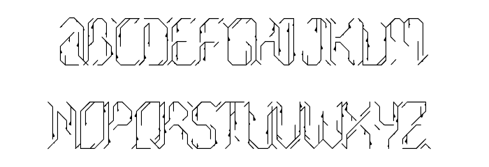 Morgenstern Font LOWERCASE