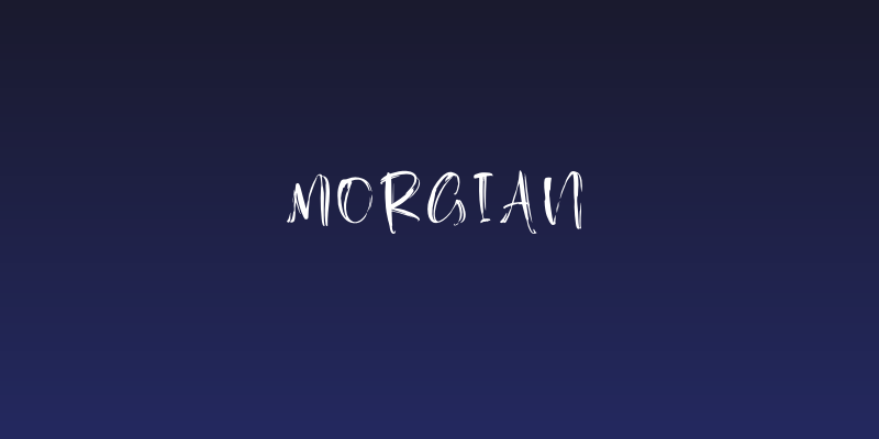 Morgian Social Header