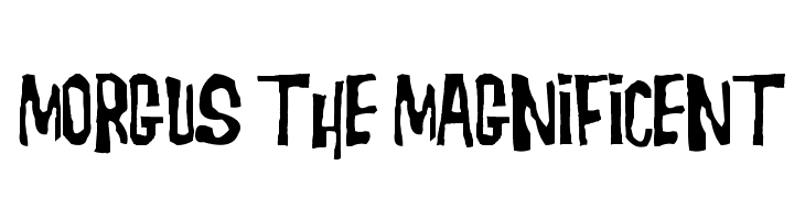 Morgus the Magnificent  フリーフォントのダウンロード