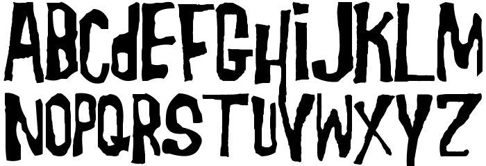 Morgus the Magnificent Font LOWERCASE