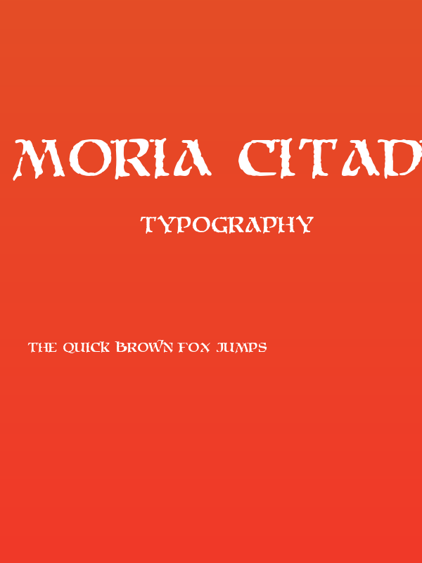 Moria Citadel Poster